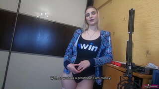 ���াইয়ের জন্য তার সামান্য বোন কিছু টাকা উপার্জন করতে সাহায্য নিয়ে তার শরীর! রসালো গুদ দুইবার!