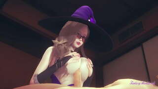 Genshin Innvirkning Hentai - synspunkt Lisa titjob blowjob og gjennomsyret